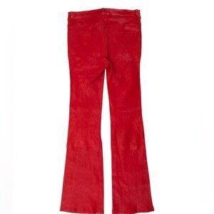 Frame Lamb Leather Straight Leg Pants w/ Tags